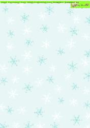 Snowman Suit Doodles Backing Paper