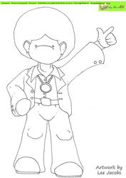 Night Fever Doodles Digital Stamp