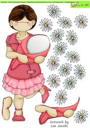 Make Your Own Bouquet Doodles White Daisy