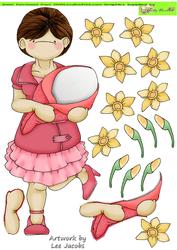 Make Your Own Bouquet Doodles Daffodil