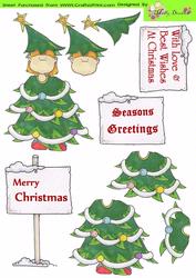 Christmas Tree Doodles