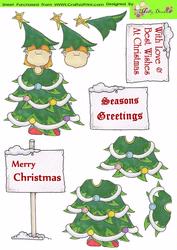 Christmas Tree Doodles
