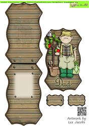 Apple Doodles Mini Easel Card