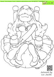 Beauty Queen Doodles Digital Stamp
