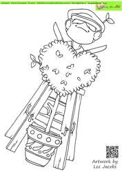 Topiary Doodles Digital Stamp