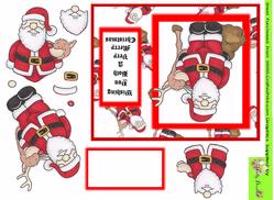 Santa Doodles and Rudolf