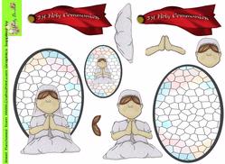 1st Holy Comm Doodles Step by Step