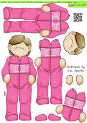 Onesie Doodles Pink