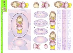 Fuschia Doodles Step by Step