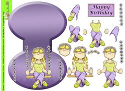 Daisy Doodles Wobbler Card Step by Step