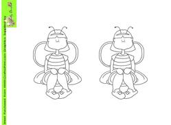 Bumble Bee Doodles Digi Stamp