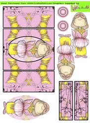 Fuschia Doodles Card Front