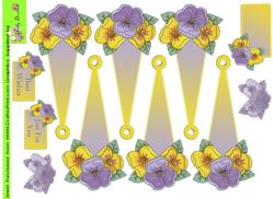 Pansy Fan Doodles