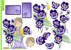 Pansy Doodles Step by Step