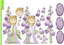 Foxglove Doodles Step by Step