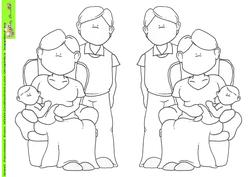 Family Doodles Digital Stamp