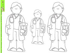 Vet Doodles Digital Stamp