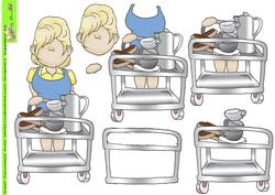 Tea Trolley Doodles Step by Step