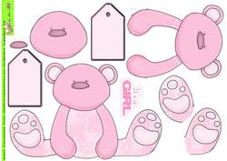 Its a Girl Teddy Doodles