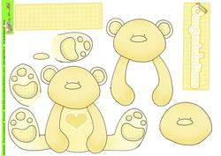Yellow Bear Doodles