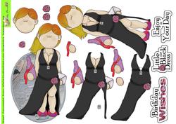 Little Black Dress Doodles