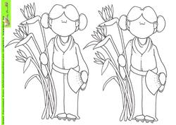 Bird of Paradise Doodles Digital Stamp