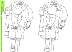 Pirate Doodles Digital Stamp