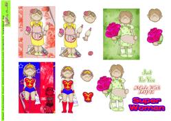 Girly Doodles Atc's