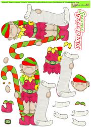 Santas Helper Doodles