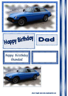 Blue Car Topper