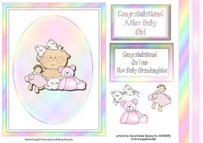 Baby Girl Quick Card
