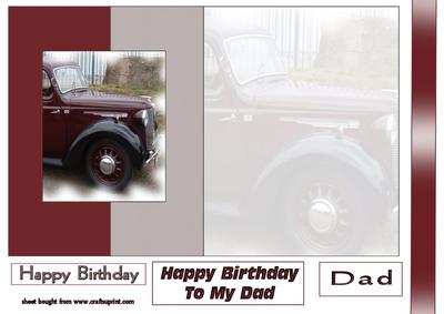 Vintage Car Foldback