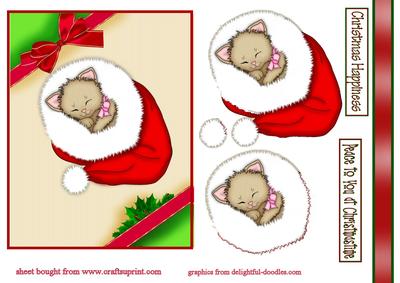 Christmas Kitten