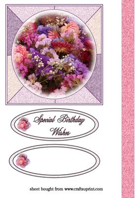Flowers in Pretty Frame