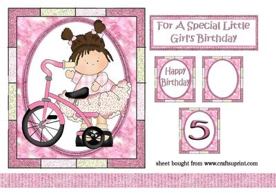 Birthday Girl and Her Bike