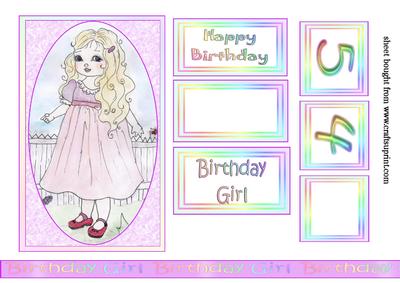 Handpainted Little Girl