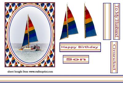 Sailing Boat with Bright Sales