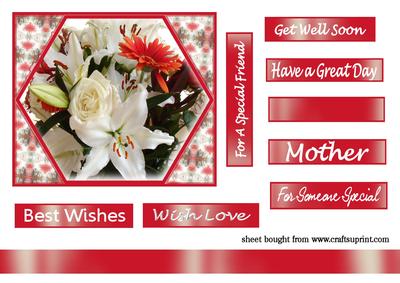 Flower Hexagon Topper