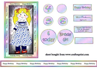 Birthday Girl Topper