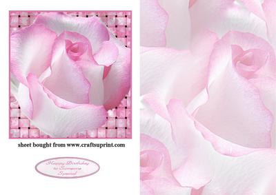 Soft Pink Rose Topper