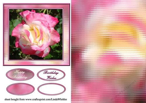 Pink Rose Topper