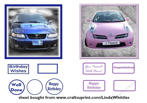 Blue & Pink Cars