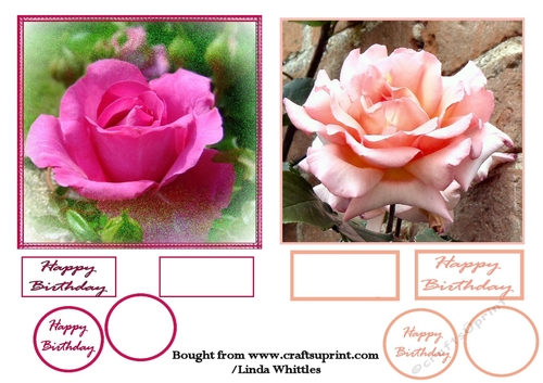 Two Roses topper