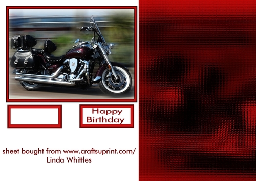Motorbike Topper
