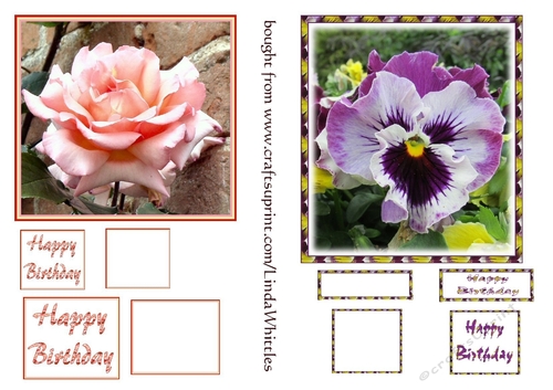 Two Flower Toppers