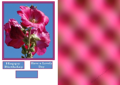 Hollyhock Topper