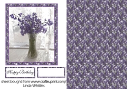 Bluebells in Vase Topper