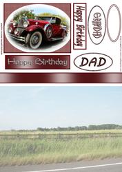 Vintage Car Red