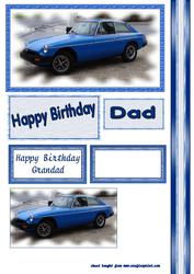 Blue Car Topper