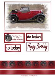 Red Vintage Car